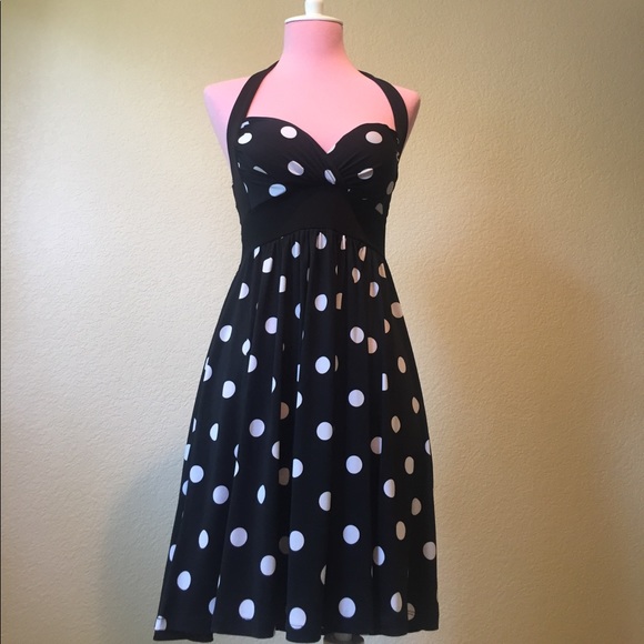 Shasha Dresses & Skirts - Black and white polka dot dress